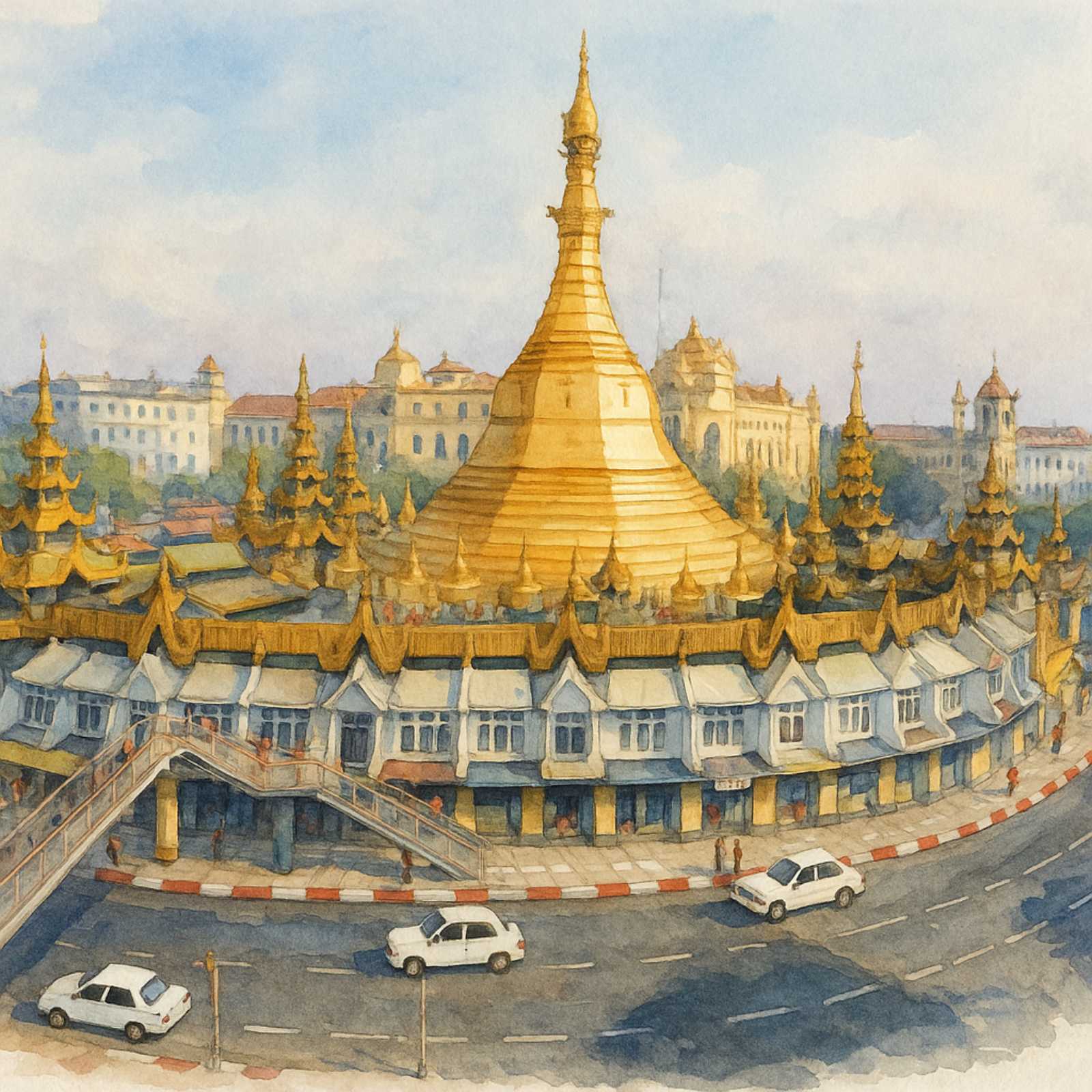 Sule Pagoda and Yangon heritage